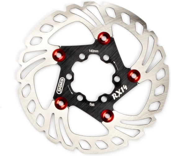 Elvedes ELVEDES Bremsscheibe RX14 Rotor | 140 mm | 6-Loch | Edelstahl/Alu | 96 g | sc...