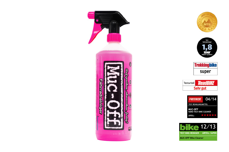 Muc Off Bike Cleaner 1 litre incl. trigger (only VPE 12 pcs), pink, 1000