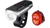 Sigma Sport Akku-leuchtenset Sigma Aura 60 Usb + Nugget Ii