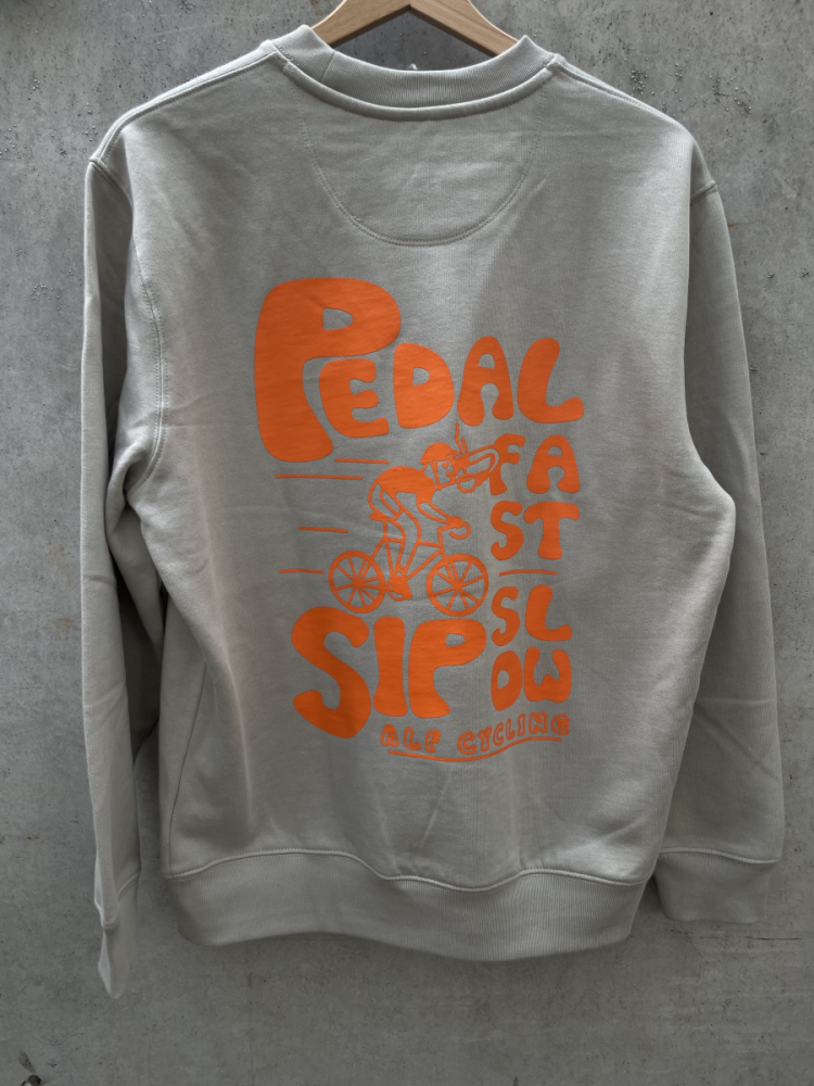 alf cycling Pullover stone