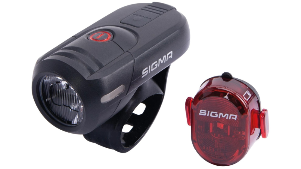 Sigma Sport Akku-leuchtenset Sigma Aura 45 Usb + Nugget Ii