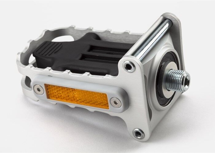 Brompton Faltpedal links Silver