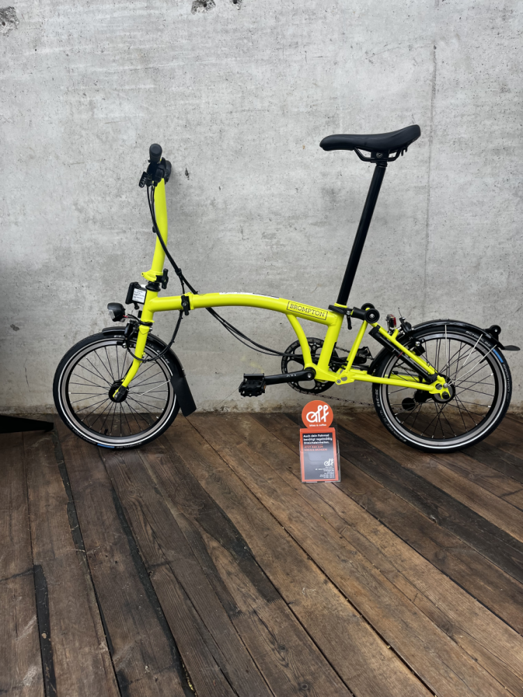 Brompton C-Line -  Explore - 6 Speed - Yuzu Lime Yellow