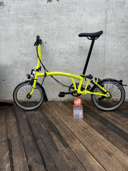 Brompton C-Line -  Explore - 6 Speed - Yuzu Lime Yellow