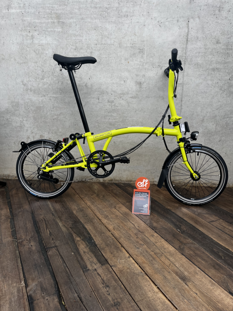 Brompton C-Line -  Explore - 6 Speed - Yuzu Lime Yellow