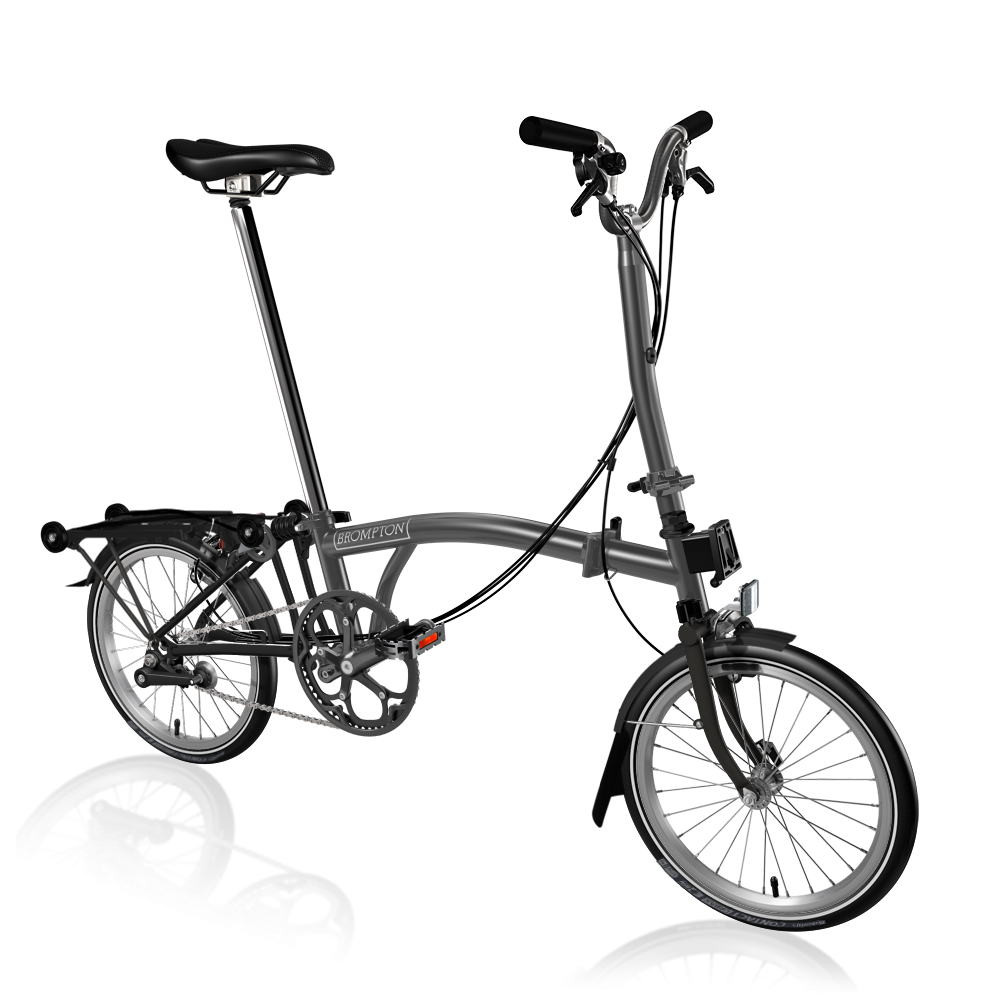 Brompton P-Line - Titan - Midnight Black Metallic