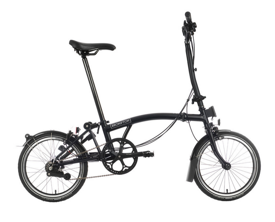 Brompton C-Line - Explore - 6 Speed - Black Matt